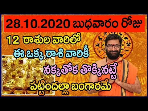 28th October 2020 wednesday Rashi Phalithalu | Daily Online Jathakam For In Telugu | Astro Syndicate