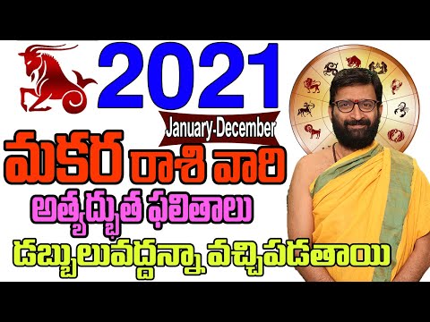 Makara Rashi Yearly 2021 | #Capricorn Yearly Predictions For 2021| #Makararashi2021 |Astro Syndicate