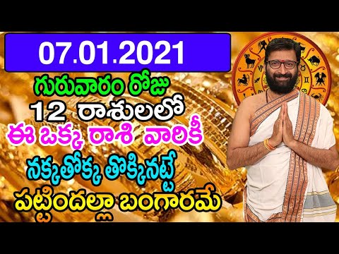 07th January 2021 Thursday Rashi Phalithalu | Daily Online Jathakam For InTelugu | Astro Syndicate