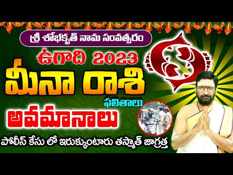 Ugadi Rasi Phalalu 2023|Ugadi Meena Rashi Phalithalu|#Meena rashi | #ugadirasiphalalu మీనా రాశి