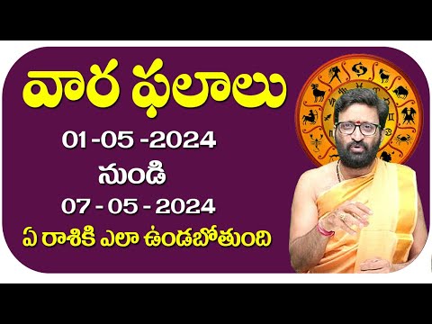 వారఫలం – Weekly Horoscope  | 01st May 2024 – 07th May 2024| #rasiphalalu Astro Syndicate