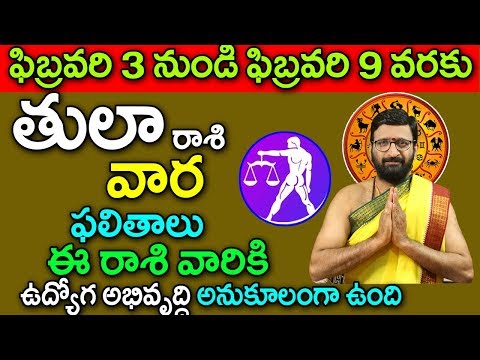 Thula Rashi Weekly Phalithalu 2019 | Vaara phalithalu | Libra Weekly Phalalu |Astro Syndicate