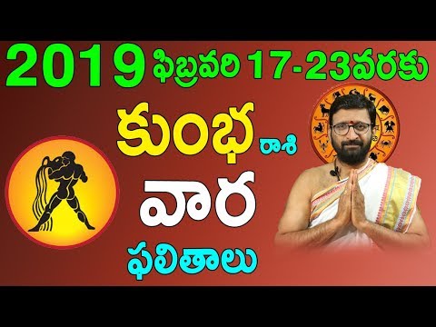 Weekly Rasi Phalalu February 17th – February 23rd 2019| Kumbha Rashi Vaara Phalalu | Astro Syndicate