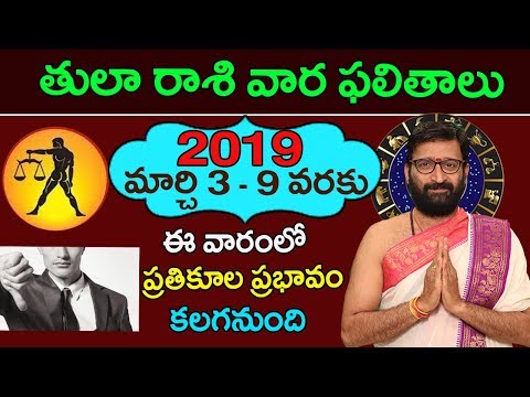 Weekly Rasi Phalalu March 3rd-March 9th 2019|Tula Rashi Vaara Phalalu|Astro Syndicate