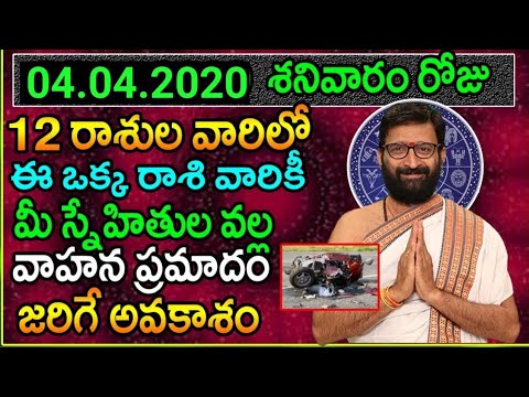 04Th April 2020 Daily Rashi Phalithalu In Telugu | Online Daily Jathakam | Astro Syndicate