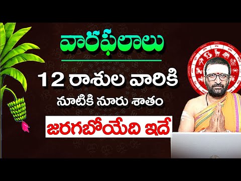 వారఫలం – Weekly Horoscope By Chebiyyam Kiran Sharma | Varaphalalu | ఆగష్టు వారఫలాలు|Astro Syndicate