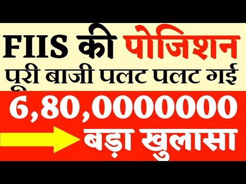 FIIS की पोजिशन😱बड़ाखेल शुरू। Monday Market Prediction| Stock Market Live | stock market today news
