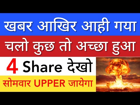 खबर आखिर आही गया 🔥 SHARE MARKET LATEST NEWS TODAY • STOCK MARKET INDIA