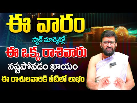 Today Stock Market Prediction in Telugu |ఈ రాశులవారికి లాభం | Stock Market Prediction#AstroSyndicate