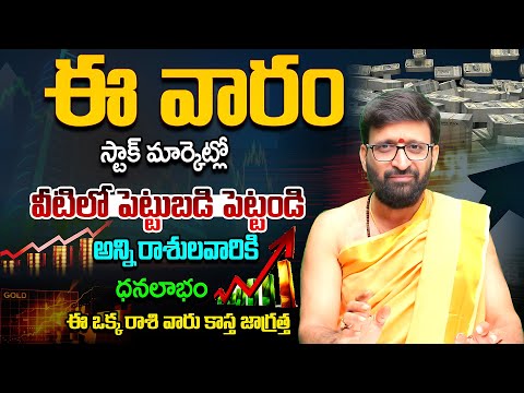 Stock Market Analysis by Astrologer Kiran Sharma | Stock Market Prediction In Telugu#Astrosyndicate