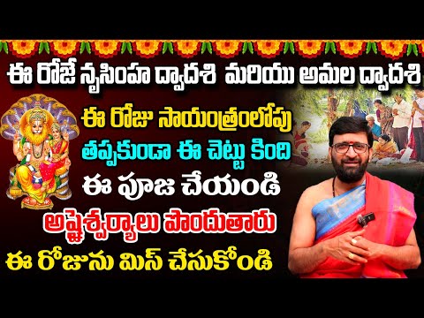 ఈ రోజే నృసింహ ద్వాదశి..ఈరోజు తప్పకుండా పాటించాల్సిన నియమాలు…#AstroSyndicate
