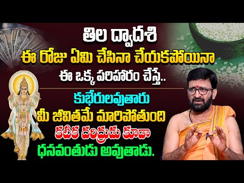 తిల ద్వాదశి రోజు అదృష్టం మరియు ఐశ్వర్యం కలిసి రావాలంటే ఏమి చేయాలి #Astrosyndicate